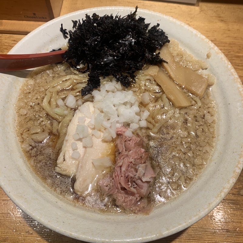 背脂醤油らー麺 大盛(焼きあご塩らー麺 たかはし )