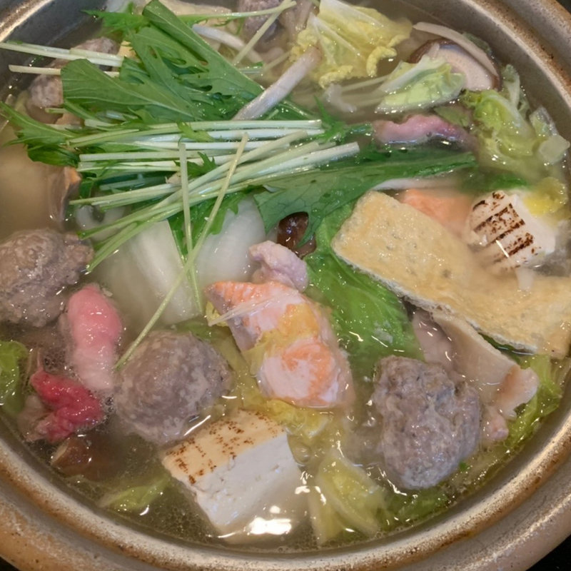 巴潟（ともえがた)ちゃんこ（味噌味）(鍋料理 ちゃんこ巴潟 両国店)