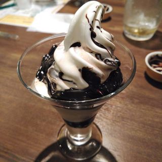北海道ソフトクリーム　チョコソース(びっくりドンキー 上堂店 )