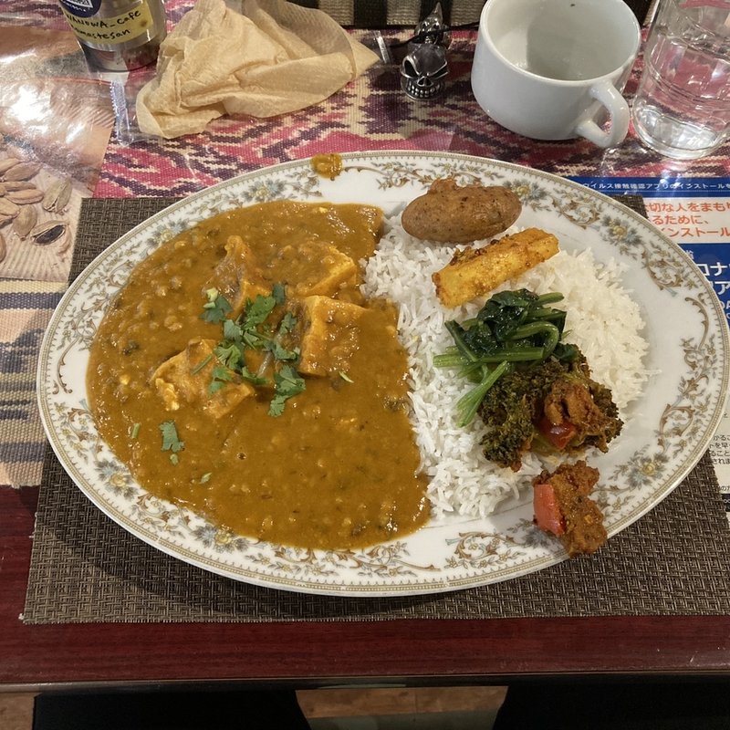 ダルとうふカレーライス(わのわカフェ)