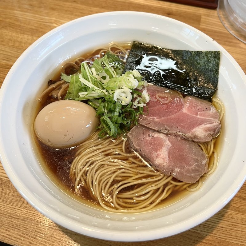 魚介鶏だし味玉らあめん(麺のご馳走 花うさぎ)