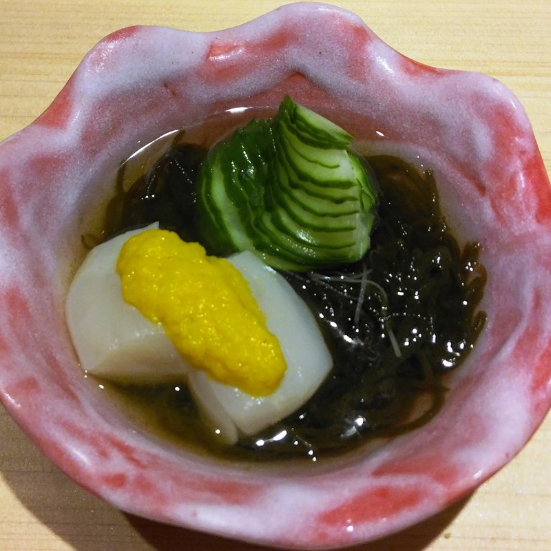 もずく酢(横浜 鮨 ふくじゅ)