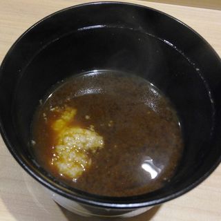 大和芋の赤だし(横浜 鮨 ふくじゅ)