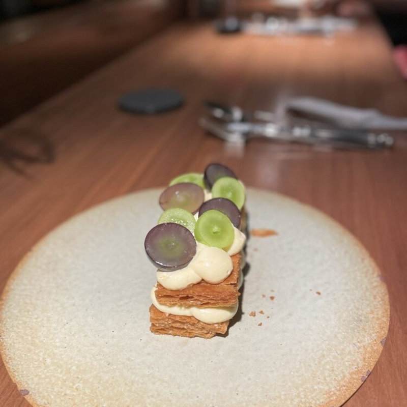 葡萄のミルフィーユ(Yumanité)