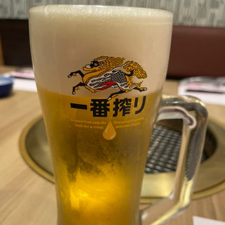生ビール(焼肉なべしま 福岡空港店)