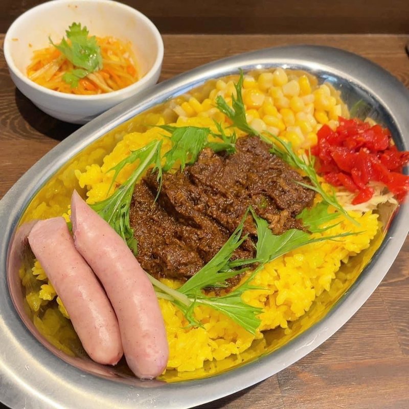 スパイスチキンカレー辛口魔女バージョン(魔女の一撃)