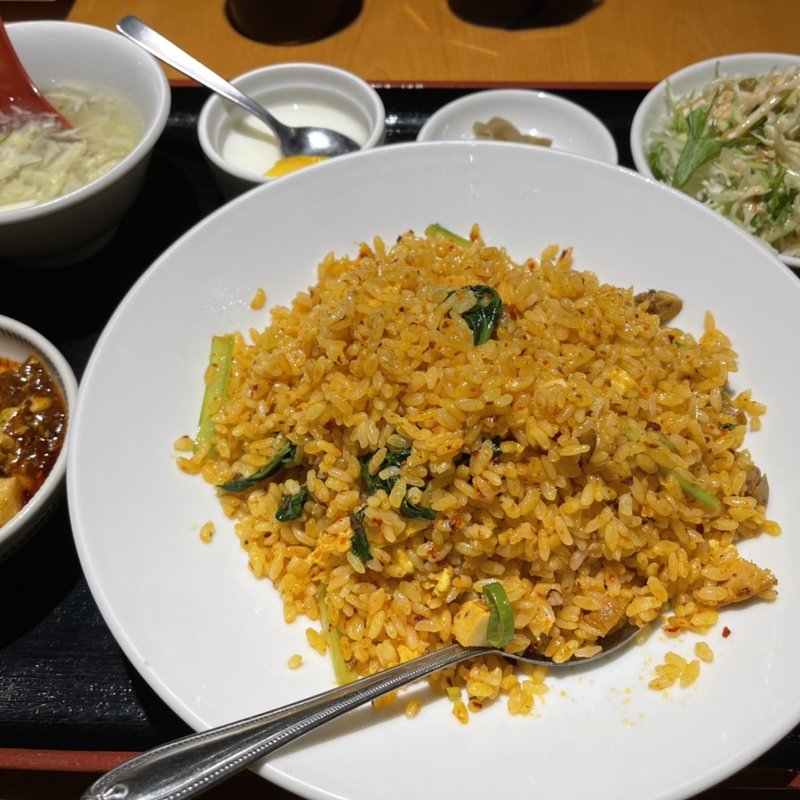 チャーシュー辛味炒飯セット(創造中華　華星)