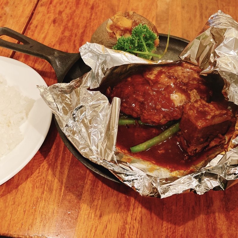 つばめ風ハンブルグステーキ(つばめグリル ルミネ新宿店)