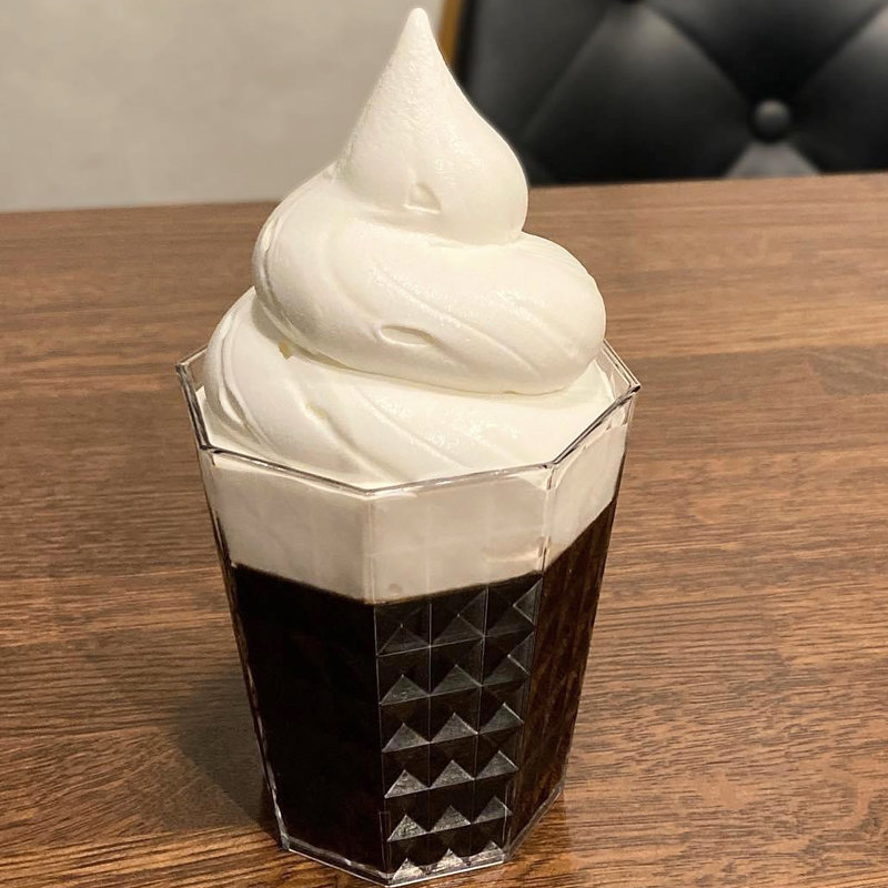 コーヒーゼリーソフト(MIYASHITA CAFE +softcream)