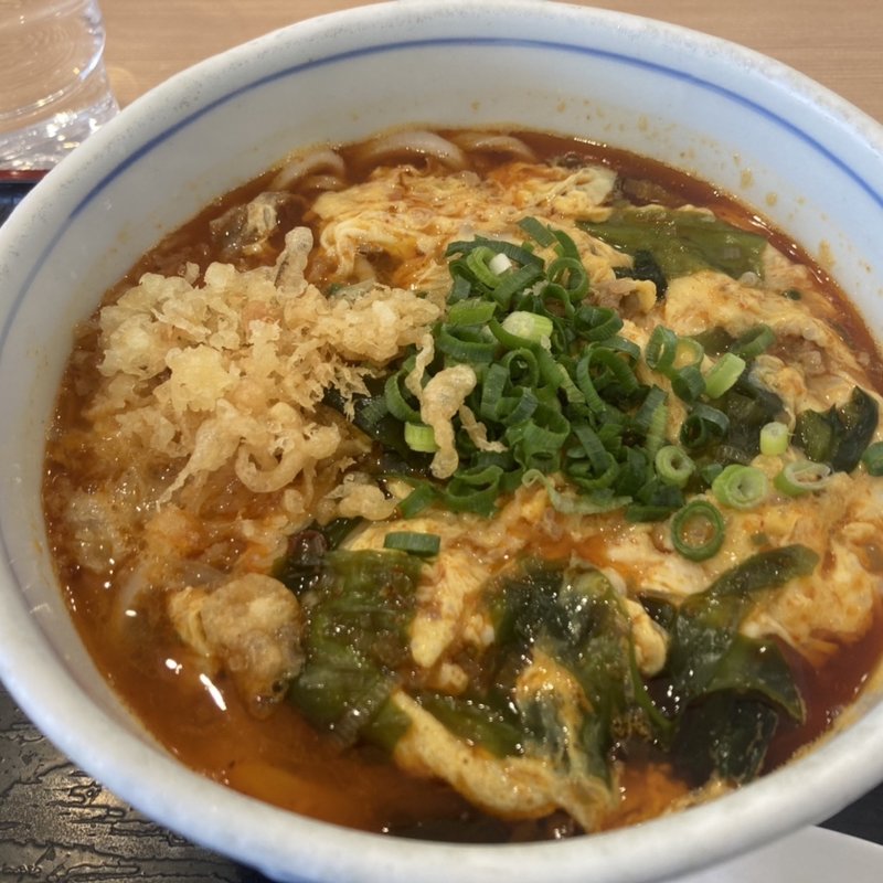 ユッケジャンうどん(めんの里 あぐんちゃ)