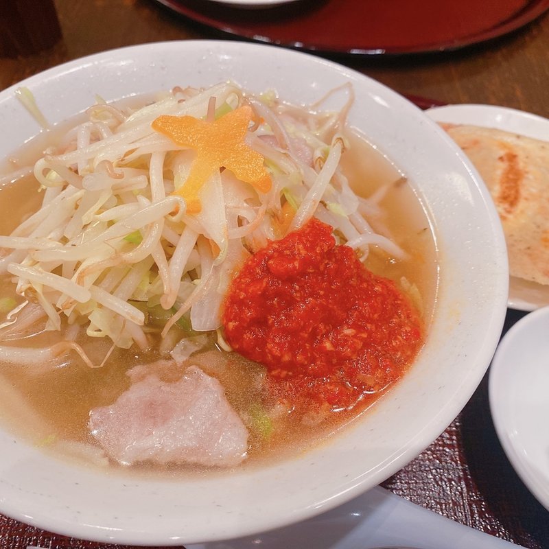 タンメンセット(餃子とタンメン 天)