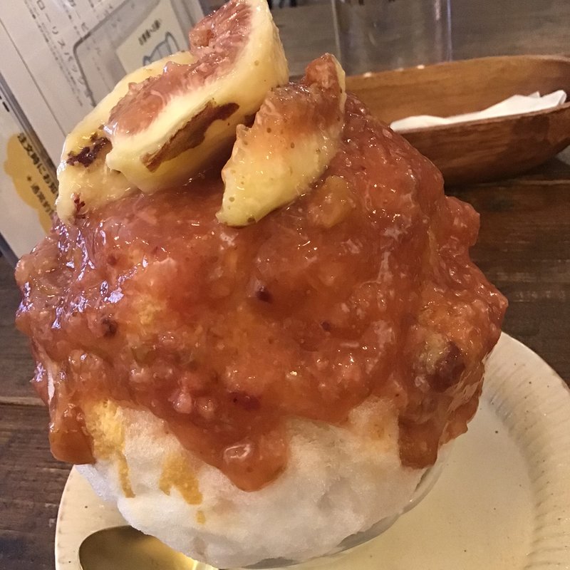 イチジク氷(こっそりカレー)