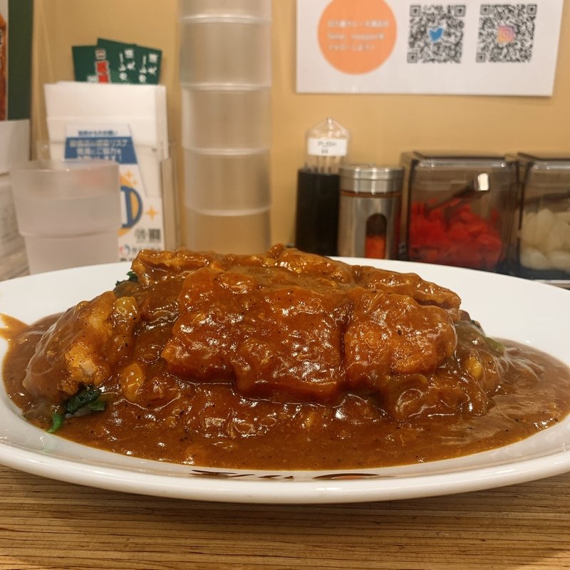 名物 カツカレー(日乃屋カレー 名古屋伏見店)