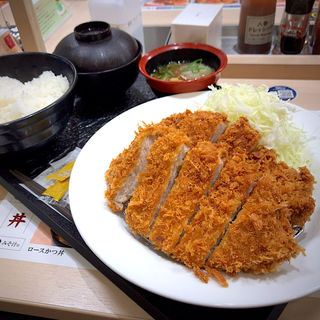 ダブルおろしポン酢ロースかつ定食(松のや 仙台中央店)