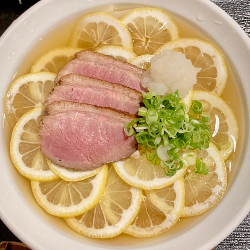 鴨レモンうどん(和菜うどん 快)