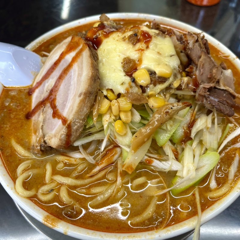 ネギブタ大盛(手打らーめん 勝龍)