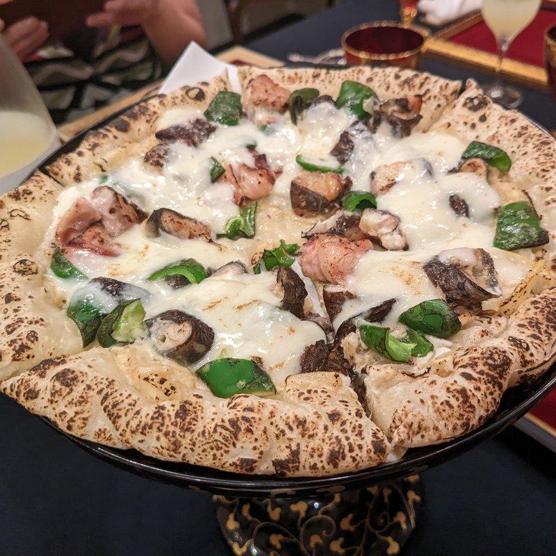 鰻ピザ(坊千代)