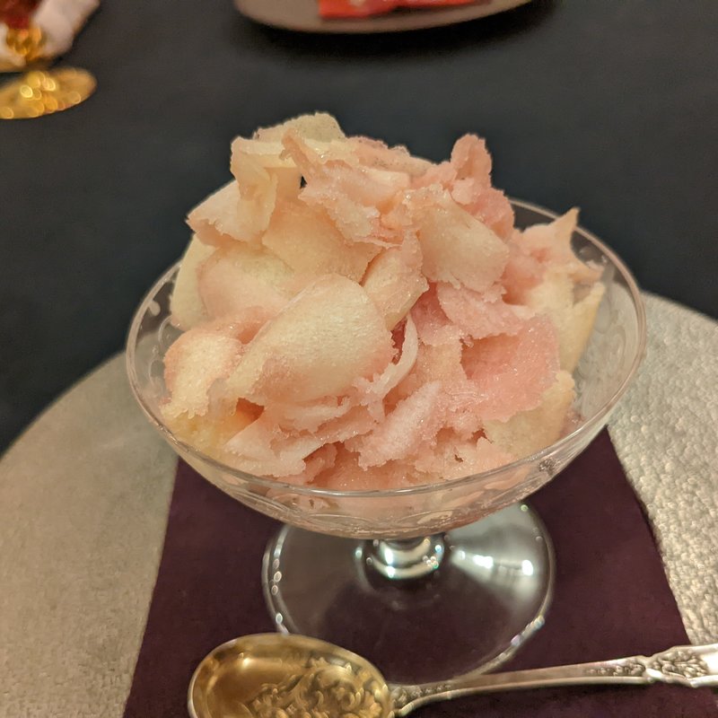 桃のかき氷(坊千代)