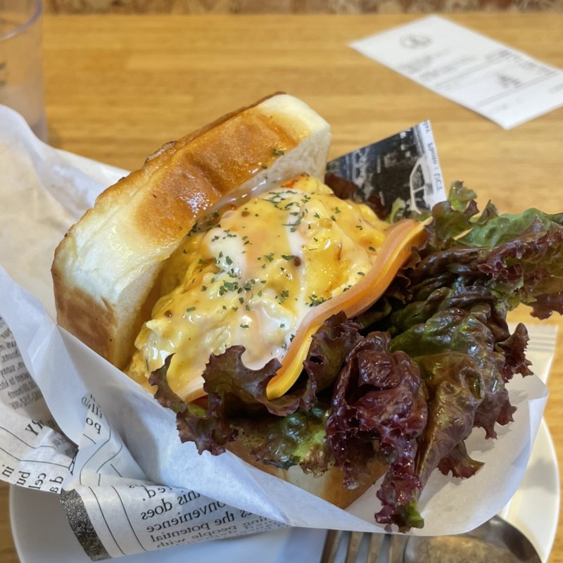 ハムチーズトースト(Meieki 3story cafe)