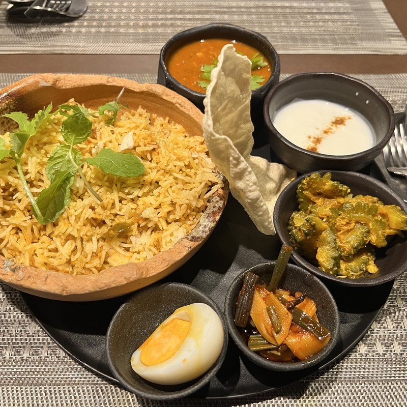 シーフードビリヤニ(SEABIRD COLONY銀座本店)