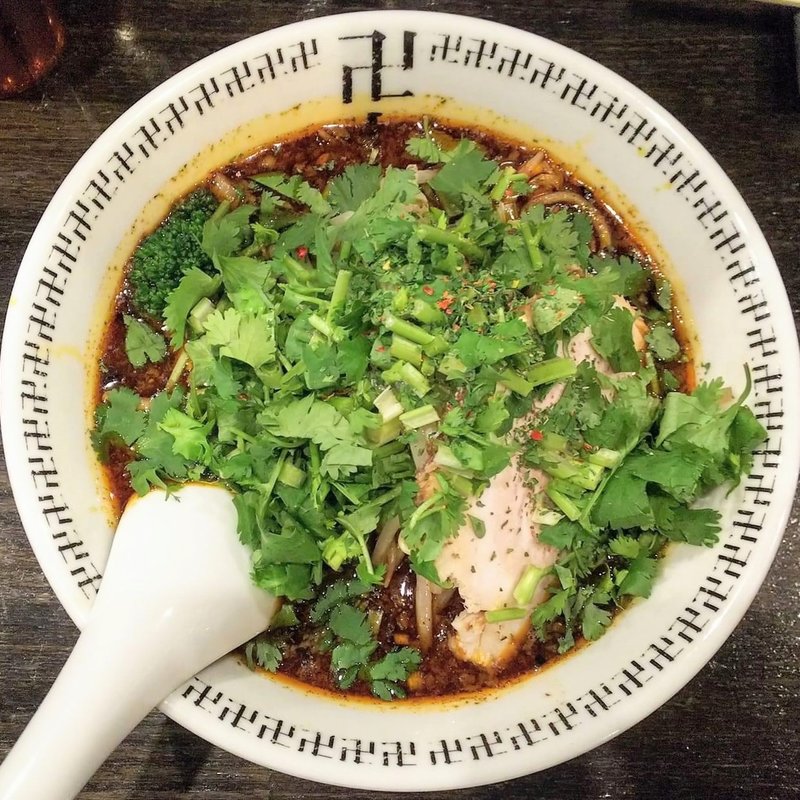 スパイス・パクチーラーメン(スパイス・ラー麺卍力　西葛西店)