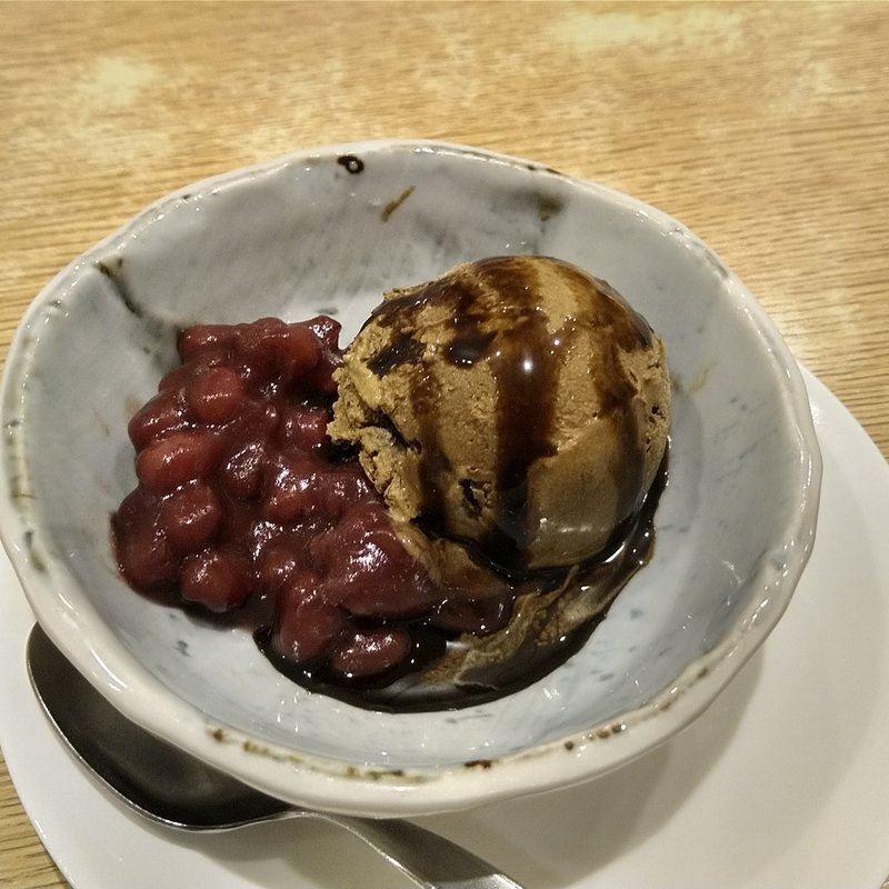 ほうじ茶あいす(れすとらん四六時中 前沢店 )