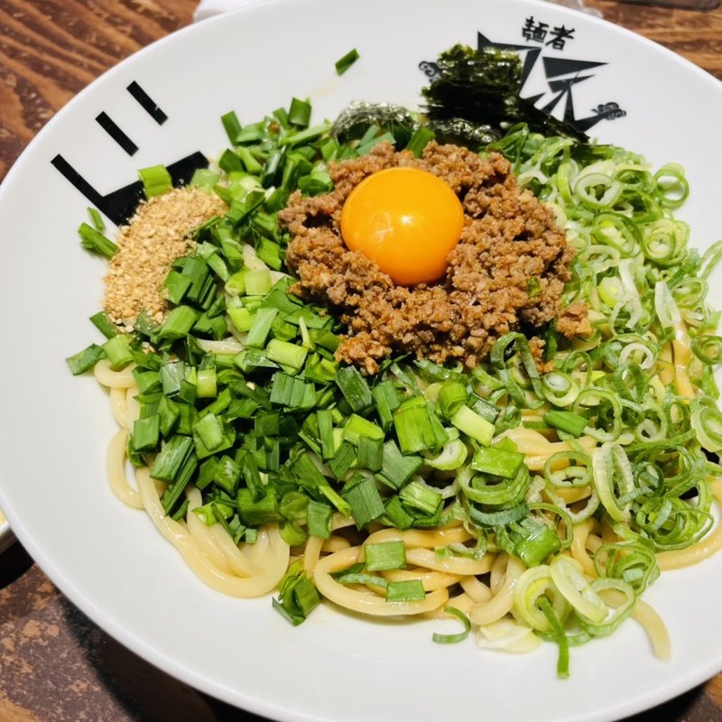 まぜそば特盛追い飯付(麺者 風天 )