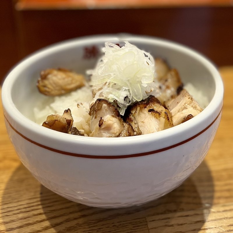 チャーシューご飯(つけそば神田勝本)