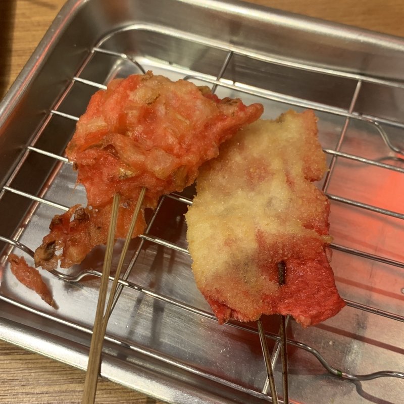 紅ちゅうセット(串かつ でんがな 新宿西口ハルク店 )