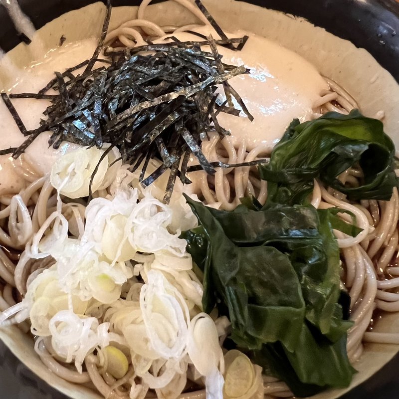 とろろそば(越後十日町そば がんぎ 新川二丁目店)