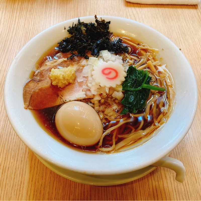 冷やし生姜醤油ラーメン(肉中華そばムタヒロ)