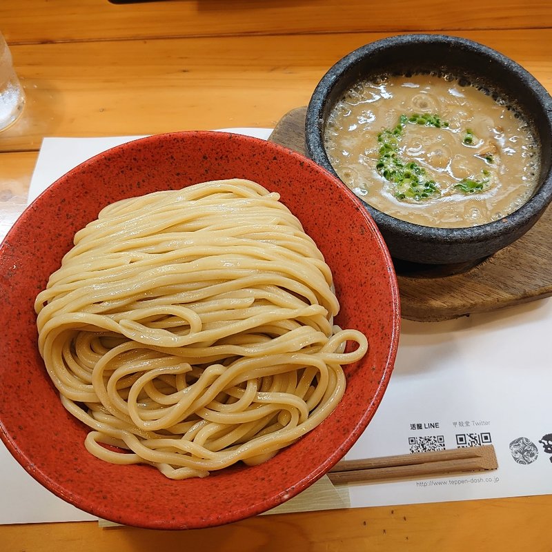 伊勢海老のつけ麺(大盛)(甲殻堂 （コウカクドウ）)