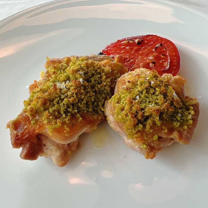 鶏モモ肉の香草パン粉焼き(FRATELLI PARADISO)