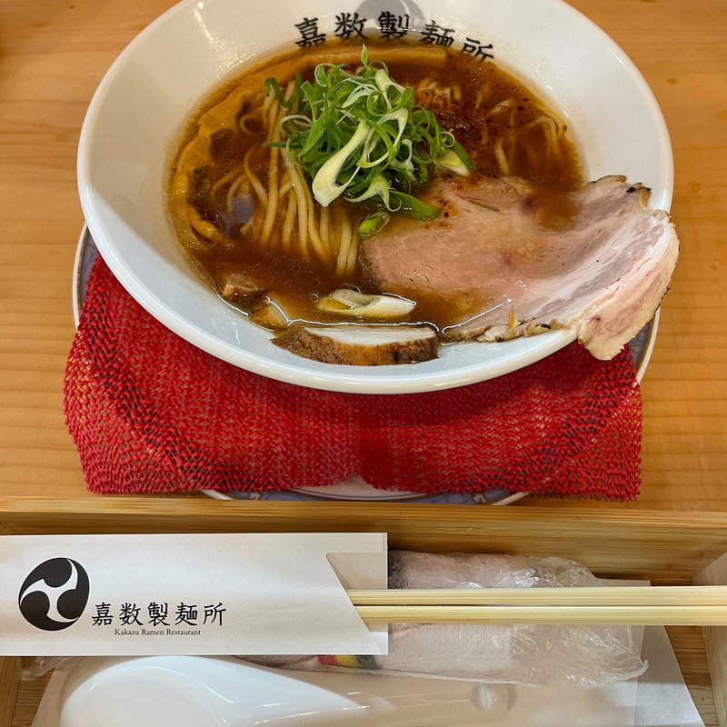 鶏 醤油(嘉数製麺所)