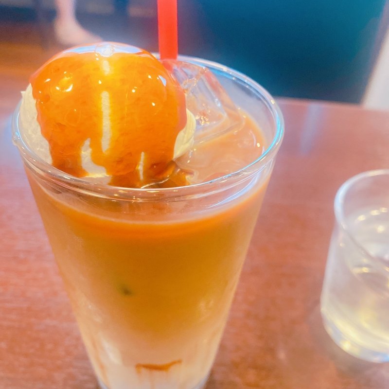 キャラメルアイスオレ(ポティエコーヒー 石川町元町口店)