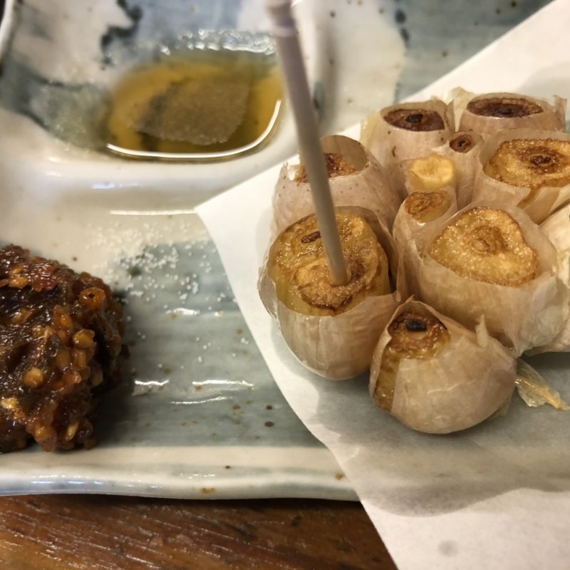 ニンニク揚げ(学大酒場エビス参 )