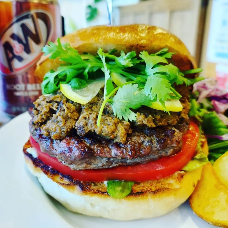 レモンカリーバーガー(HELLO NEW DAY Hamburger)