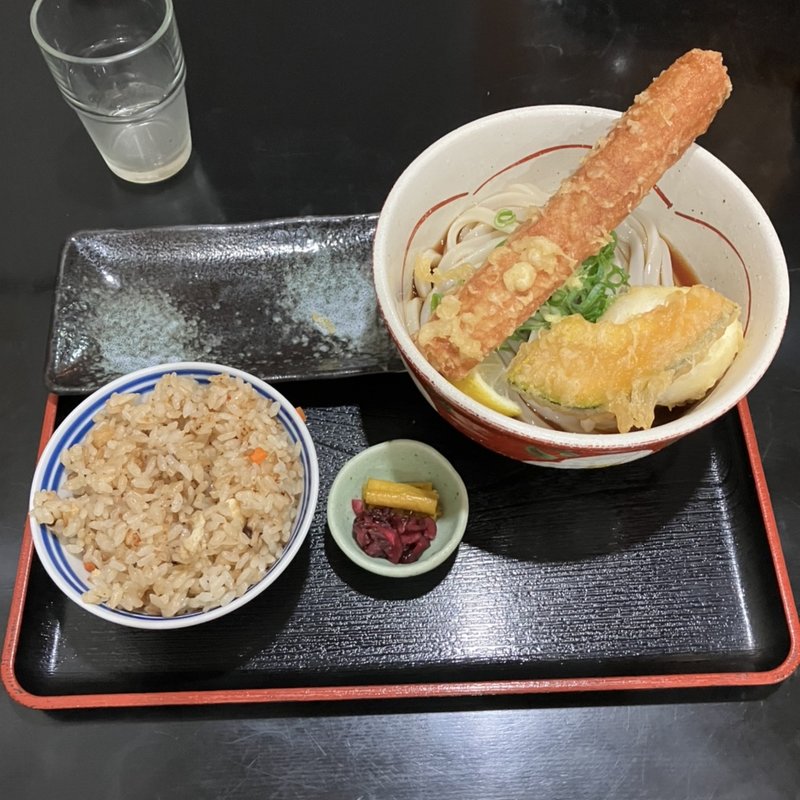 ちく玉天ぶっかけ(うどん ごくう)
