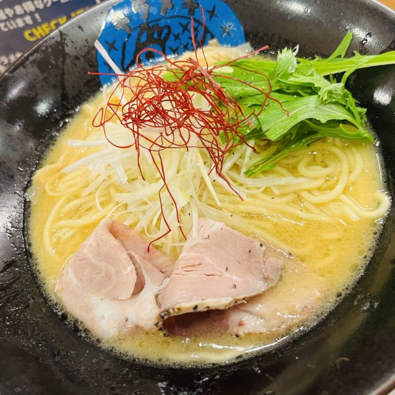 鶏白湯らーめん 味噌(キラメキノトリ 滋賀西大津店)