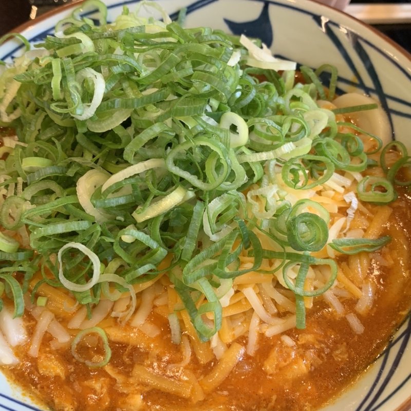 とろける4種のチーズトマたまカレーうどん(丸亀製麺 名張店 )