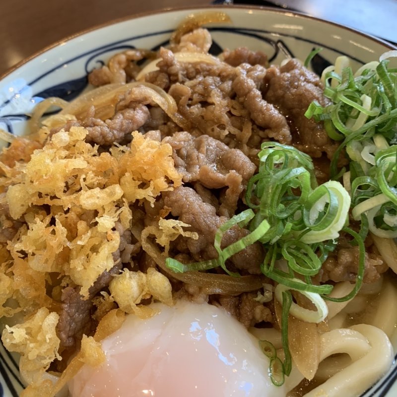 焼きたて肉うどん(丸亀製麺 名張店 )