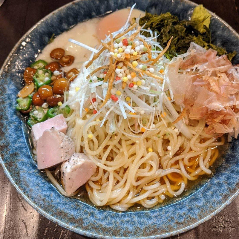 アゴ出汁ネバとろぶっかけ(まるふじ食堂)