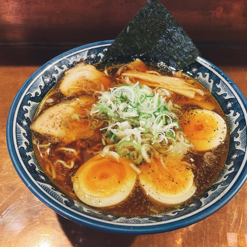 中華そば(並)+味玉(麺屋しらかわ )