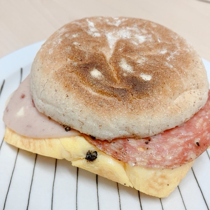 ハムエッグサンド(グリーン ムギ ムギ トレッタみよし （green mugi mugi）)