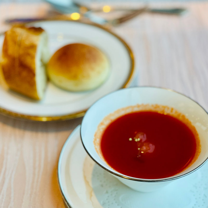 スイカのガスパチョ(ステーキ＆シーフード ボストン （Boston）)