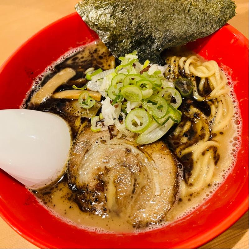 ニンニク白湯そば(らーめん福の神 松岡店)