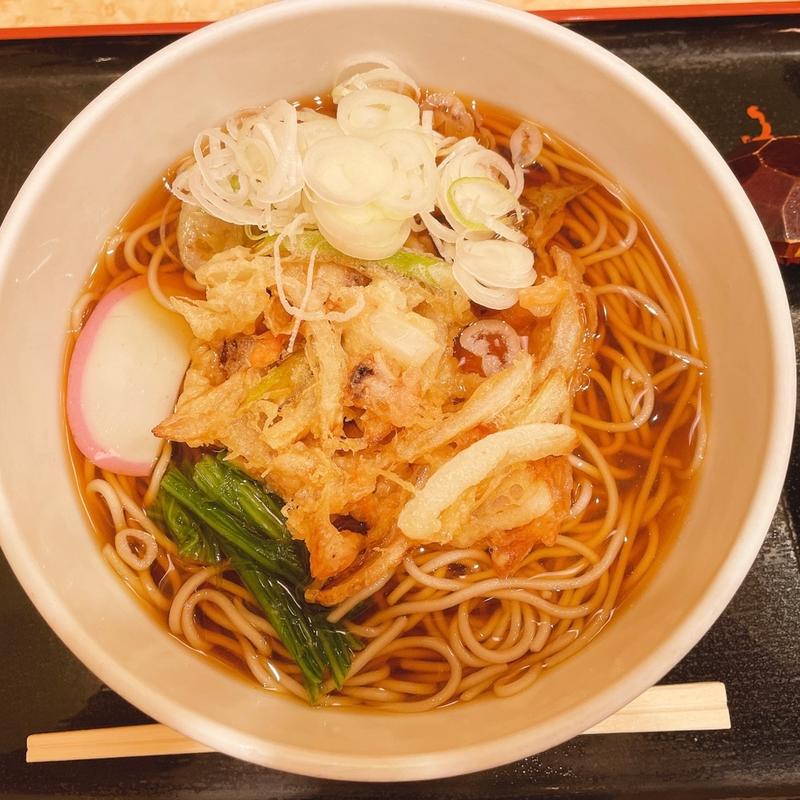 かき揚げ蕎麦大盛り(小諸そば ニコライ坂店 )