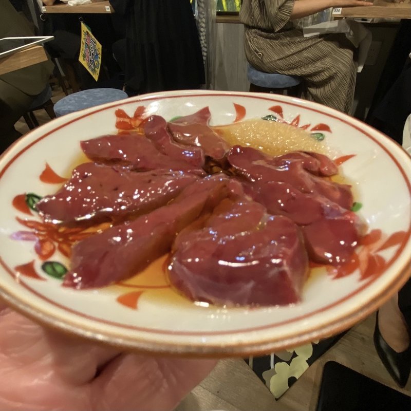 上レバ刺し(酒場 ブラジル 名駅本店)