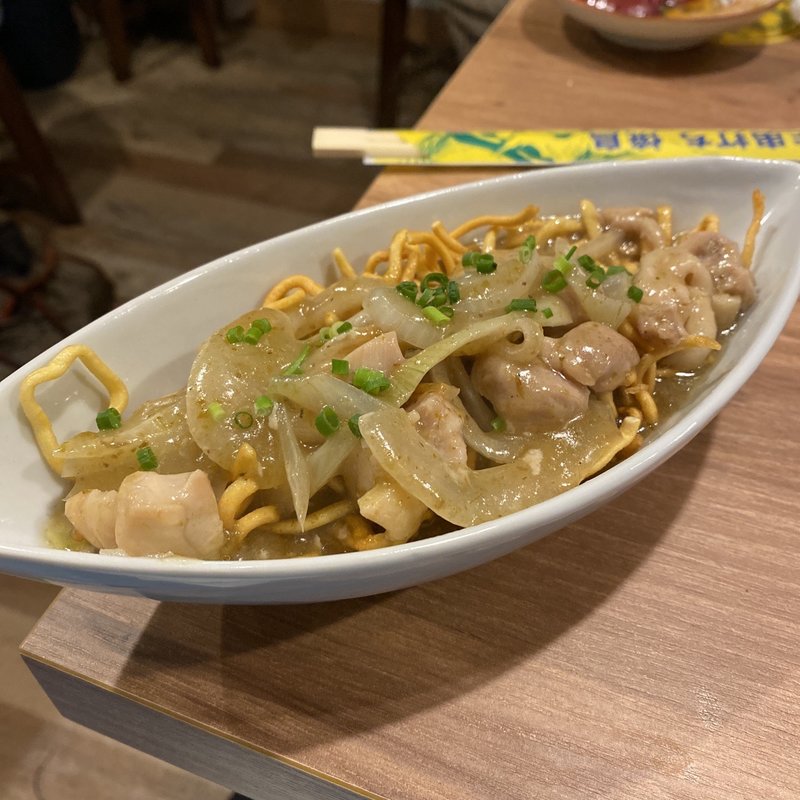 グリーンカレーバリそば(酒場 ブラジル 名駅本店)