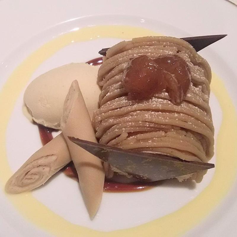 モンブラン(銀座・和光アネックス ティーサロン)